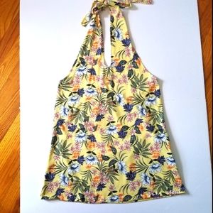 Halter top with Flower print